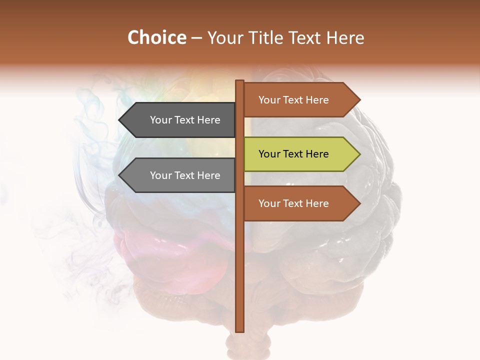 Knowledge Hemisphere Solution PowerPoint Template