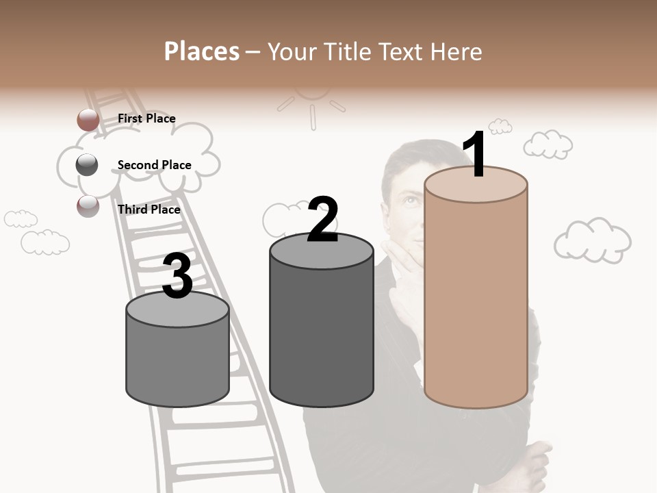 Businessman Research Concept PowerPoint Template