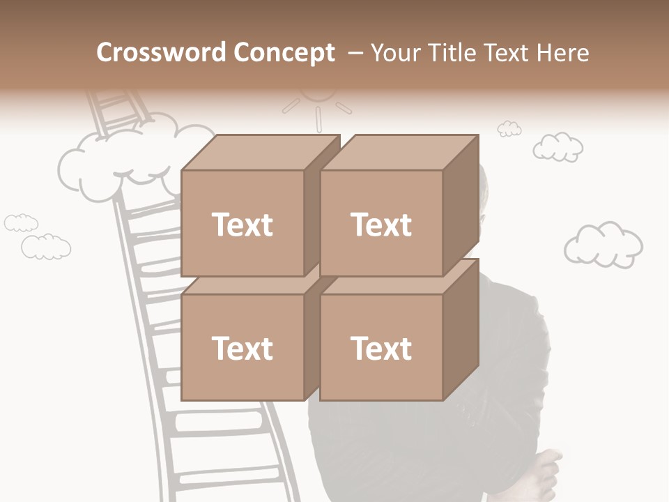 Businessman Research Concept PowerPoint Template
