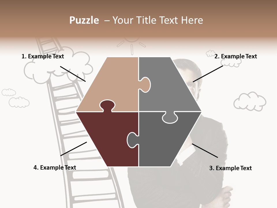 Businessman Research Concept PowerPoint Template