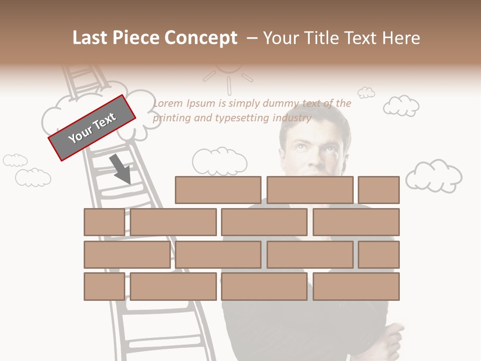 Businessman Research Concept PowerPoint Template