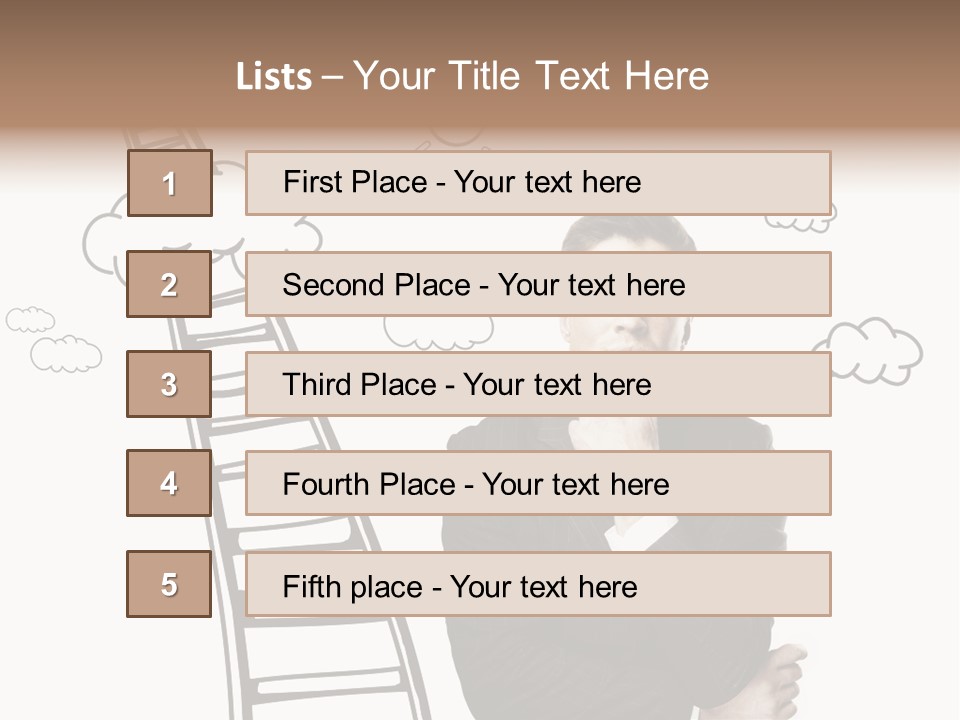 Businessman Research Concept PowerPoint Template