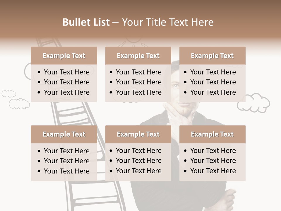 Businessman Research Concept PowerPoint Template