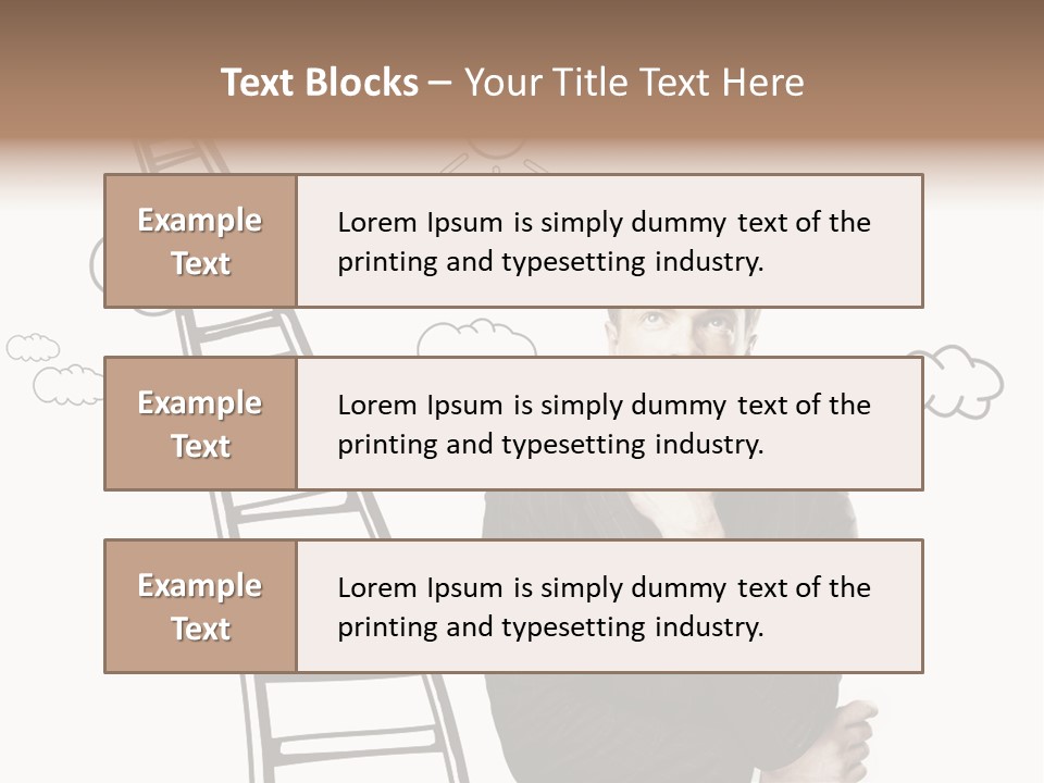 Businessman Research Concept PowerPoint Template