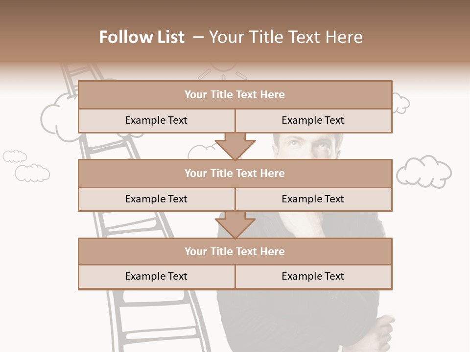 Businessman Research Concept PowerPoint Template