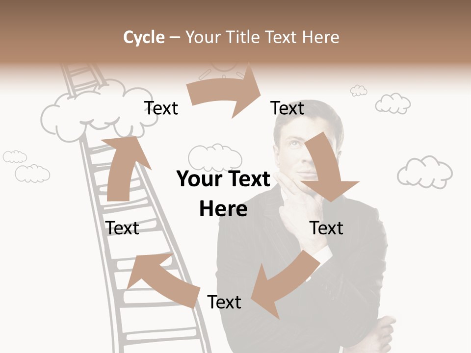 Businessman Research Concept PowerPoint Template