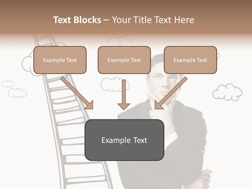 Businessman Research Concept PowerPoint Template