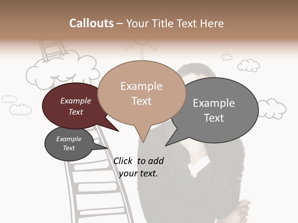 Businessman Research Concept PowerPoint Template
