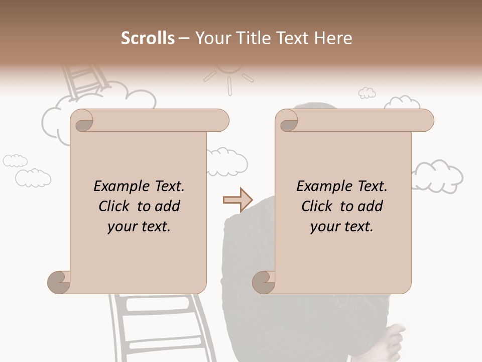 Businessman Research Concept PowerPoint Template