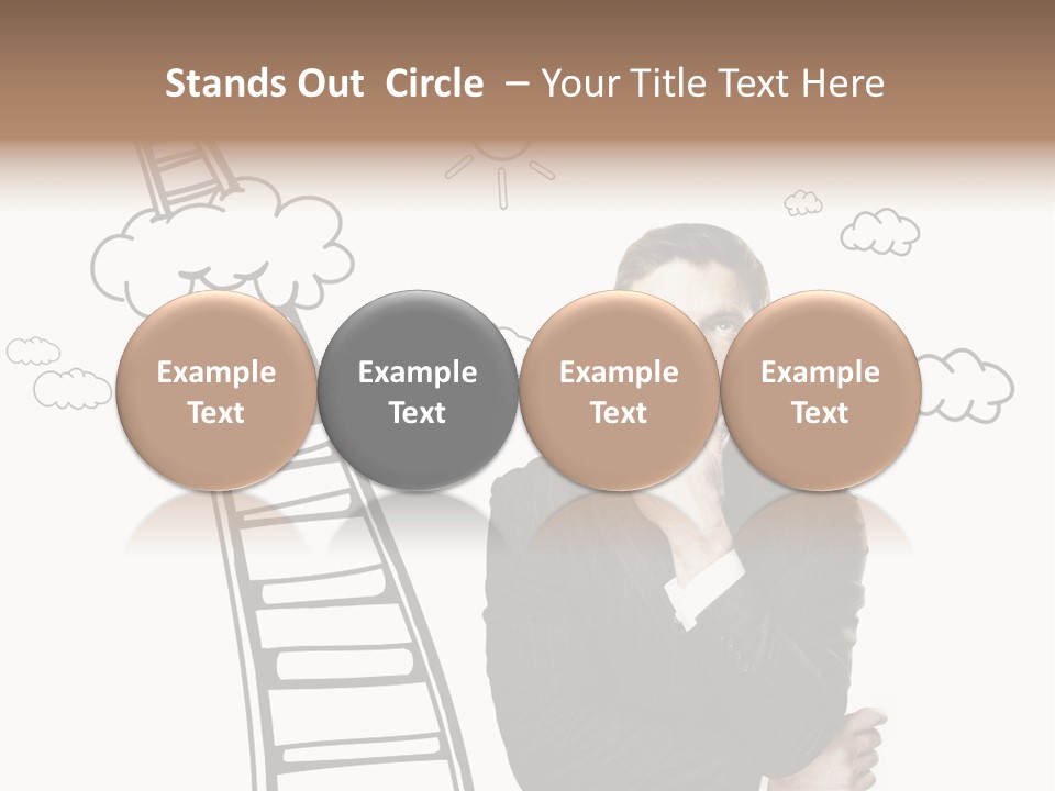 Businessman Research Concept PowerPoint Template