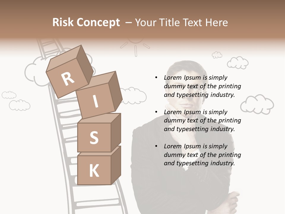 Businessman Research Concept PowerPoint Template