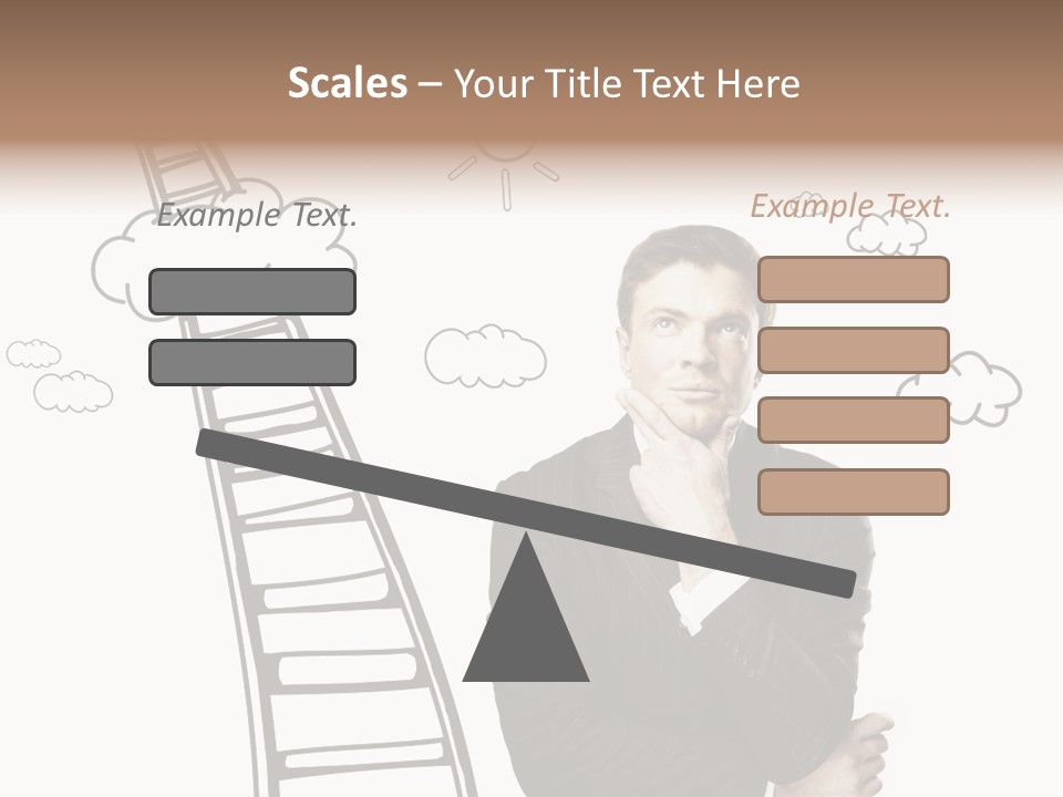 Businessman Research Concept PowerPoint Template