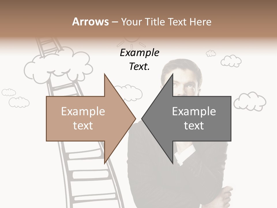Businessman Research Concept PowerPoint Template
