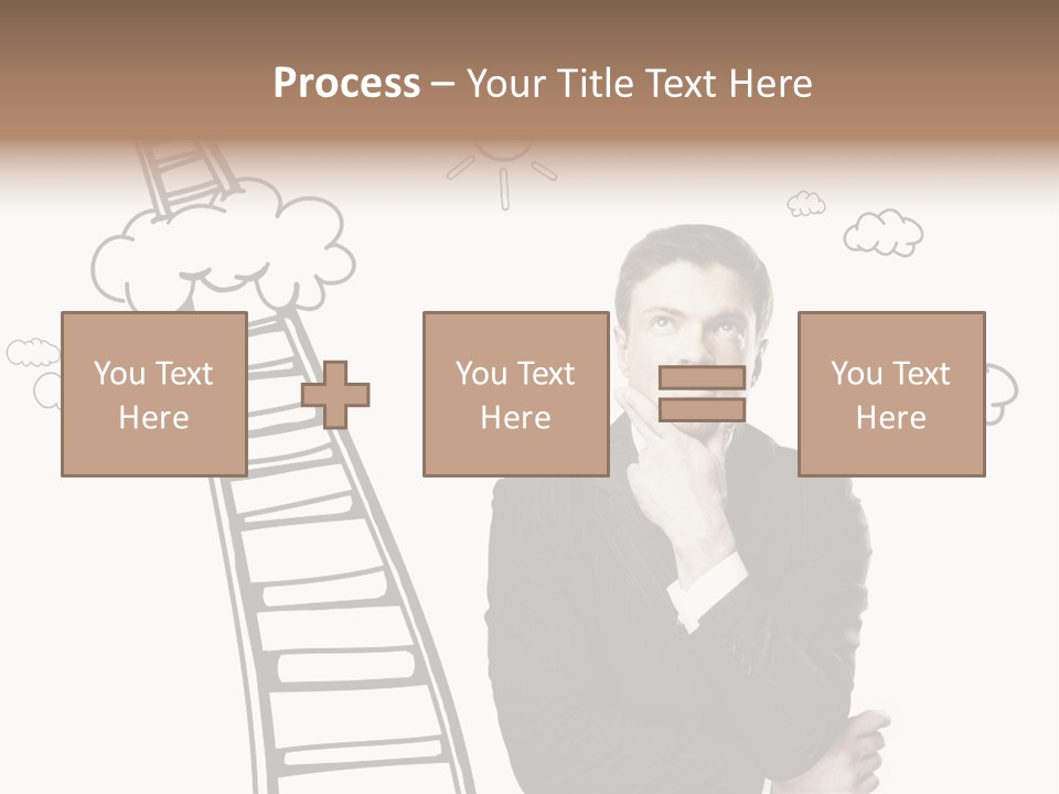 Businessman Research Concept PowerPoint Template