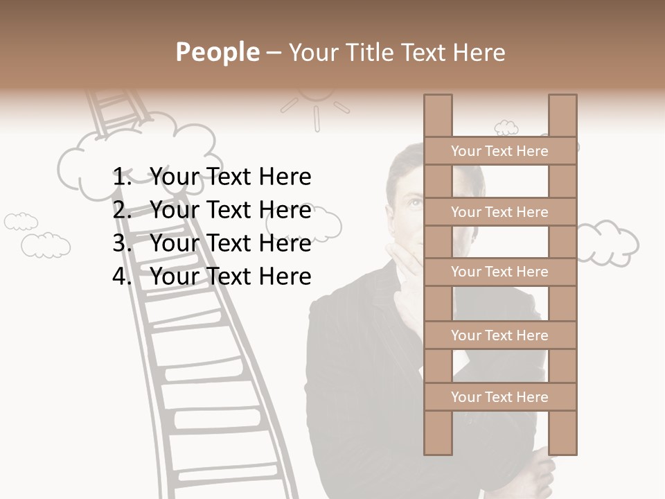 Businessman Research Concept PowerPoint Template