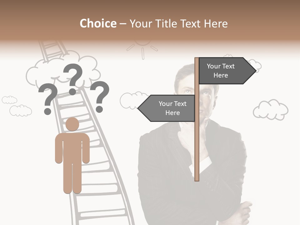 Businessman Research Concept PowerPoint Template