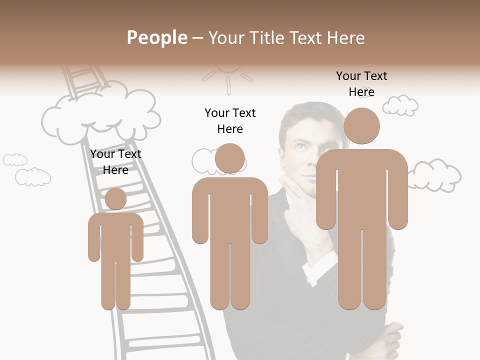 Businessman Research Concept PowerPoint Template