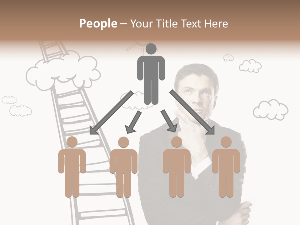 Businessman Research Concept PowerPoint Template