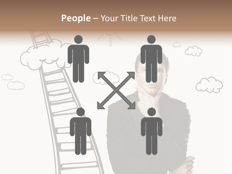 Businessman Research Concept PowerPoint Template