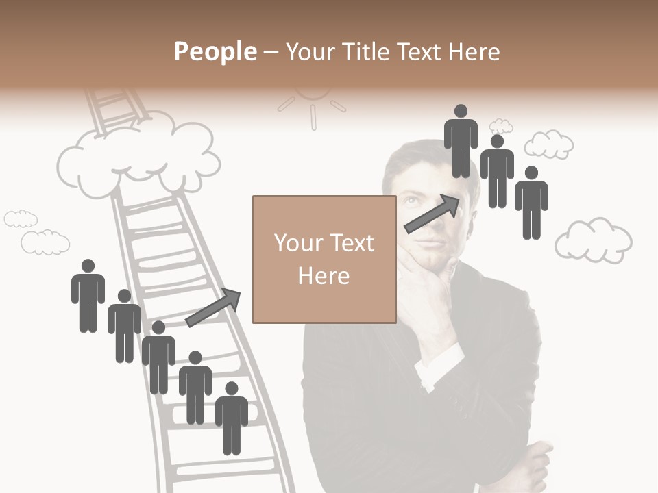 Businessman Research Concept PowerPoint Template