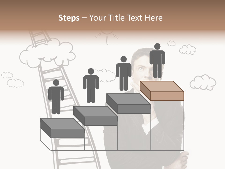 Businessman Research Concept PowerPoint Template