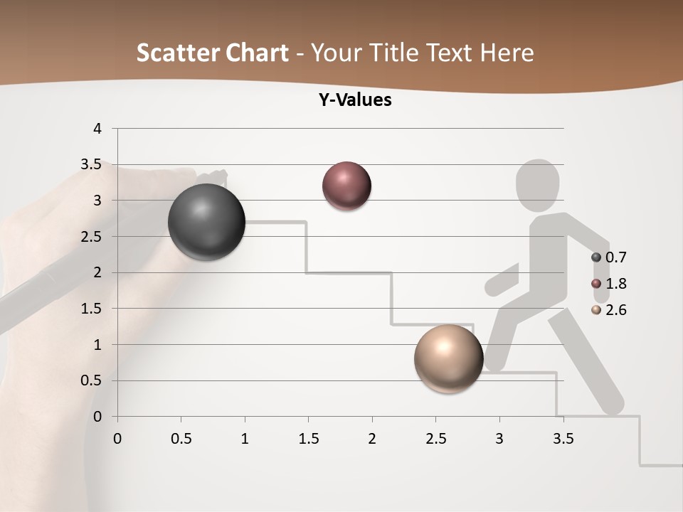 Caucasian Abstract Pencil PowerPoint Template