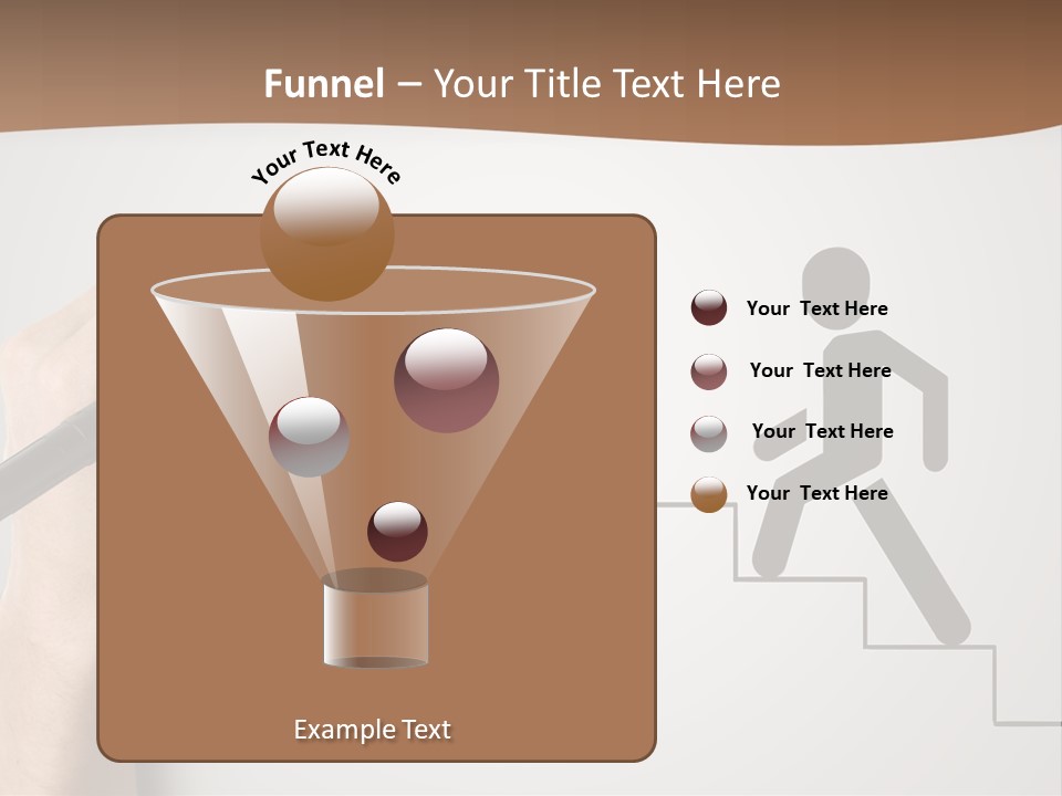 Caucasian Abstract Pencil PowerPoint Template