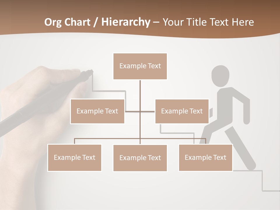 Caucasian Abstract Pencil PowerPoint Template