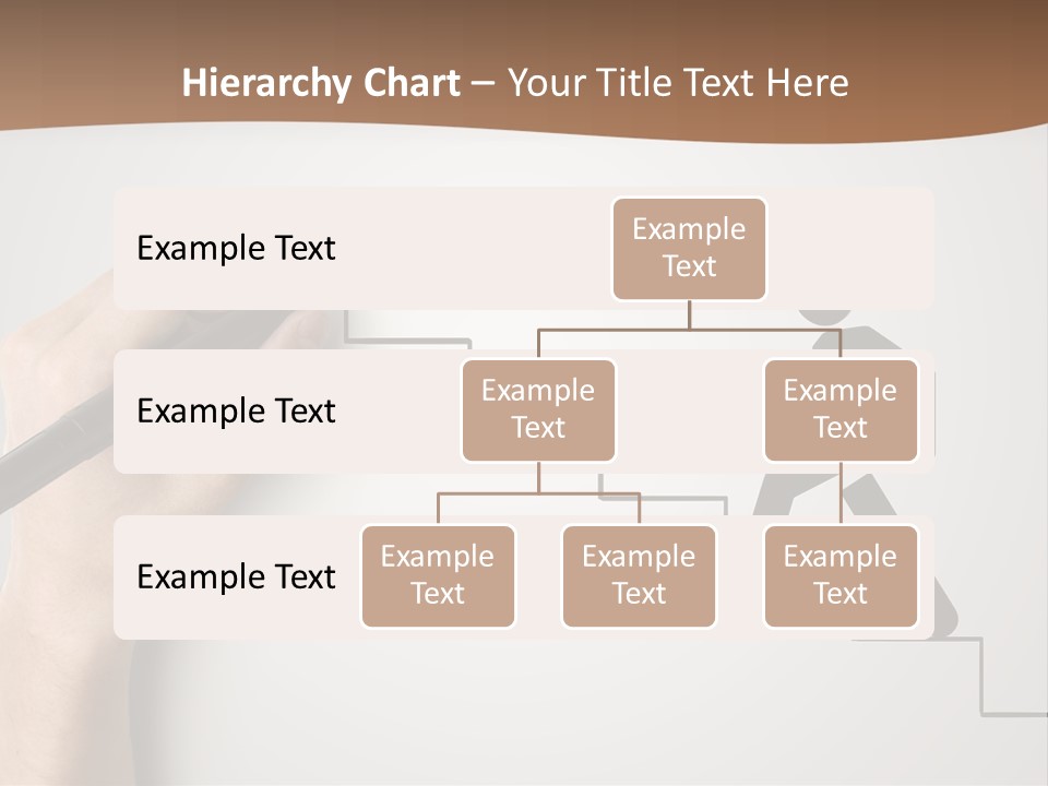 Caucasian Abstract Pencil PowerPoint Template