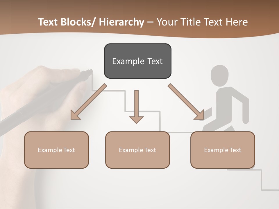 Caucasian Abstract Pencil PowerPoint Template