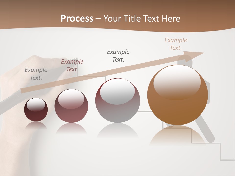 Caucasian Abstract Pencil PowerPoint Template