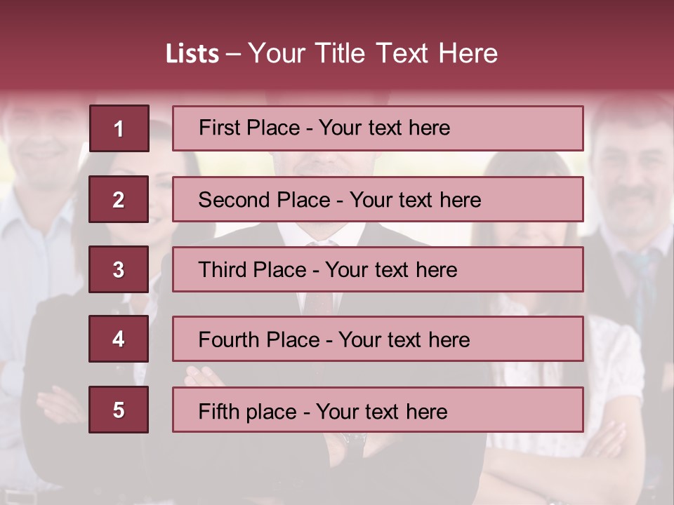 Boss People Lifestyle PowerPoint Template
