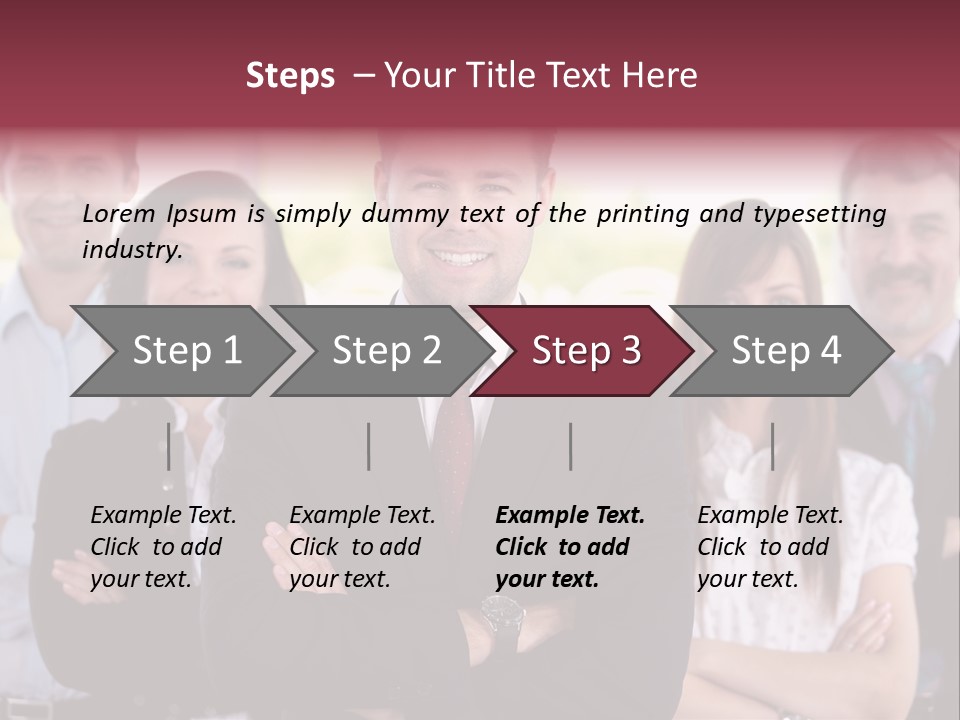 Boss People Lifestyle PowerPoint Template