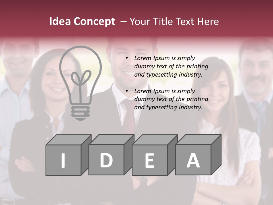 Boss People Lifestyle PowerPoint Template