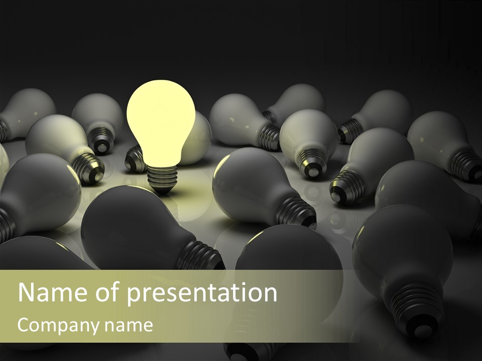 Inspiration Creativity Gradient PowerPoint Template