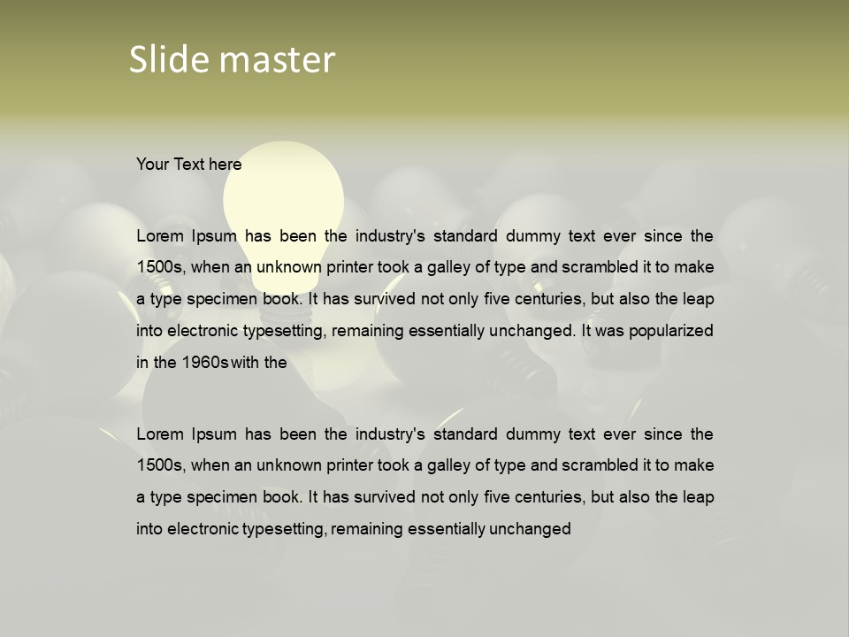 Inspiration Creativity Gradient PowerPoint Template