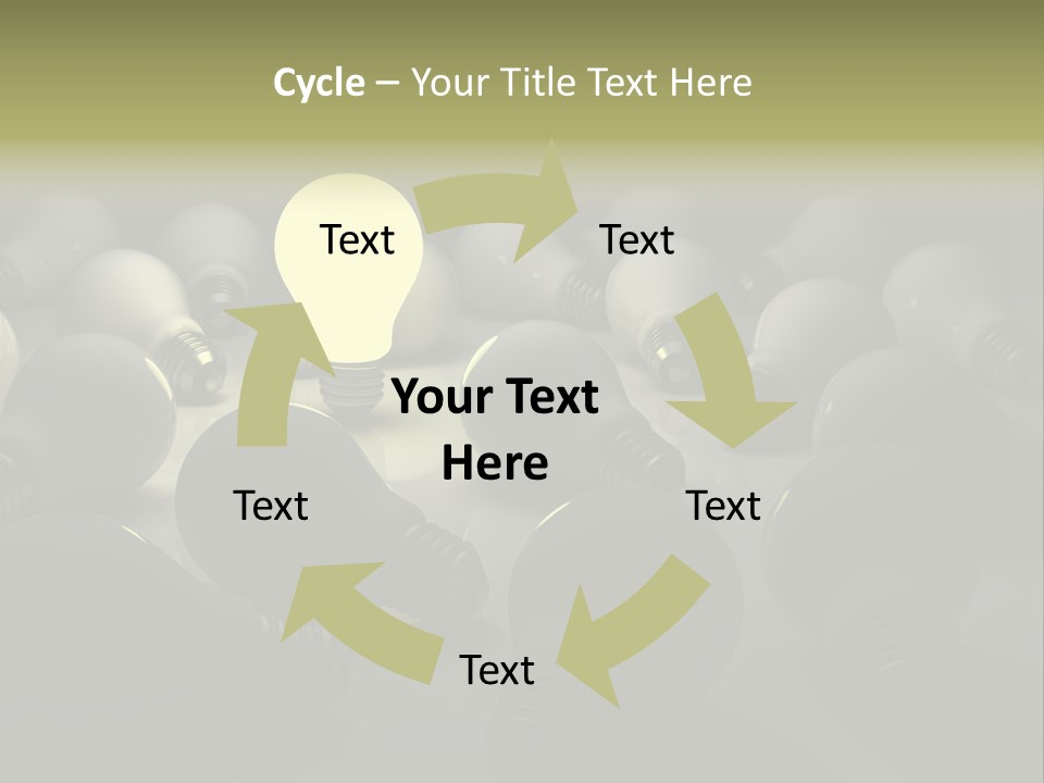 Inspiration Creativity Gradient PowerPoint Template