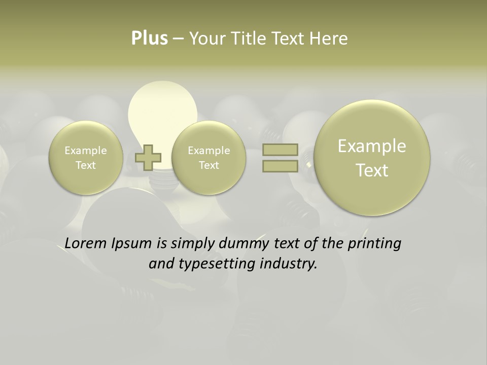 Inspiration Creativity Gradient PowerPoint Template