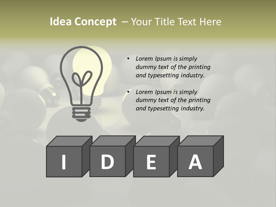 Inspiration Creativity Gradient PowerPoint Template