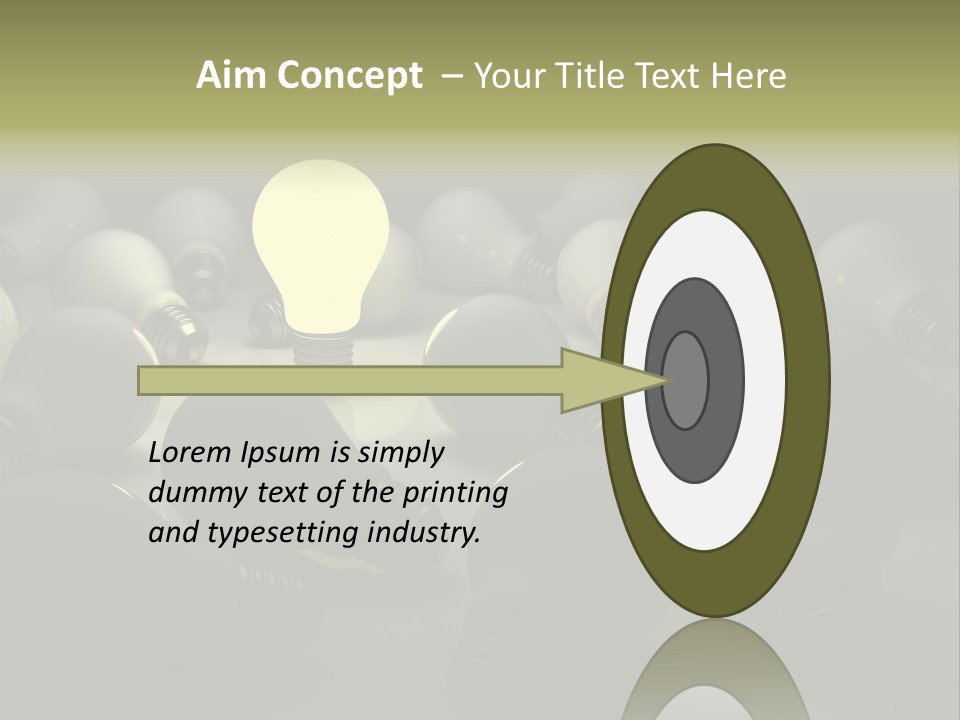 Inspiration Creativity Gradient PowerPoint Template