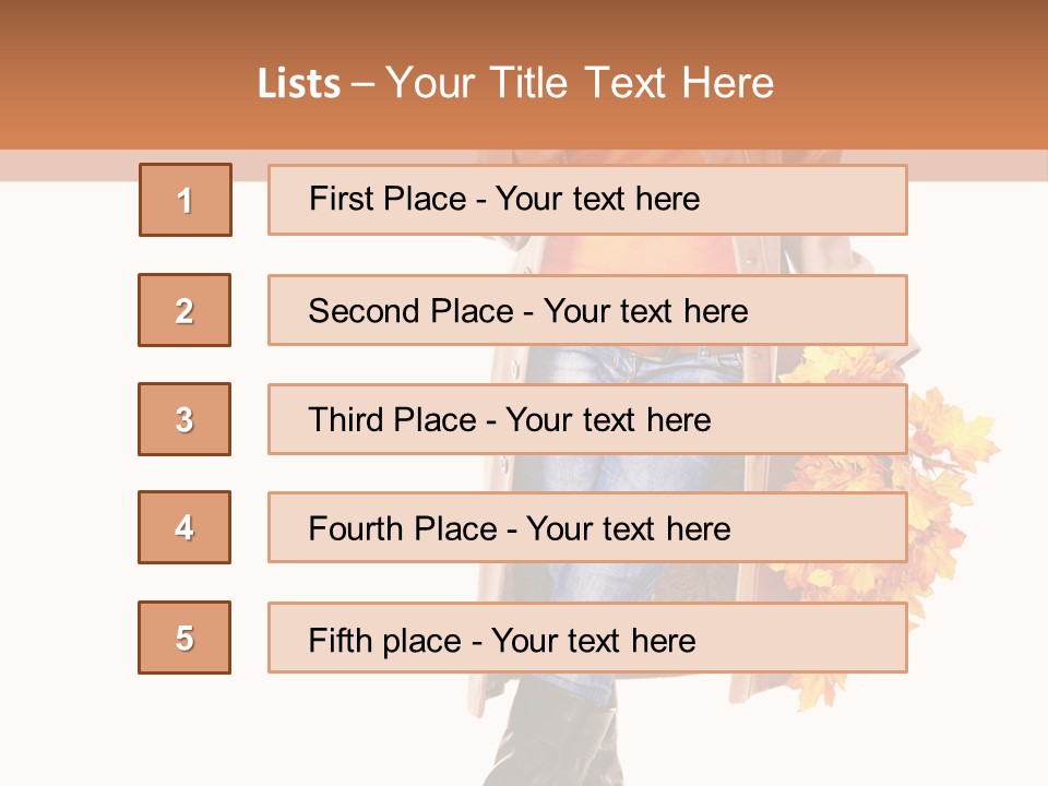 Overcoat Fall Natural PowerPoint Template