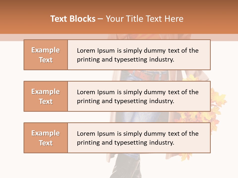 Overcoat Fall Natural PowerPoint Template