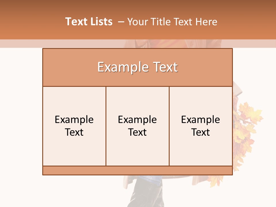 Overcoat Fall Natural PowerPoint Template