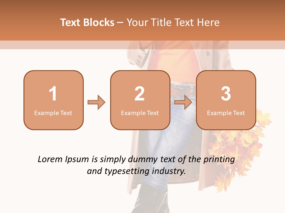 Overcoat Fall Natural PowerPoint Template