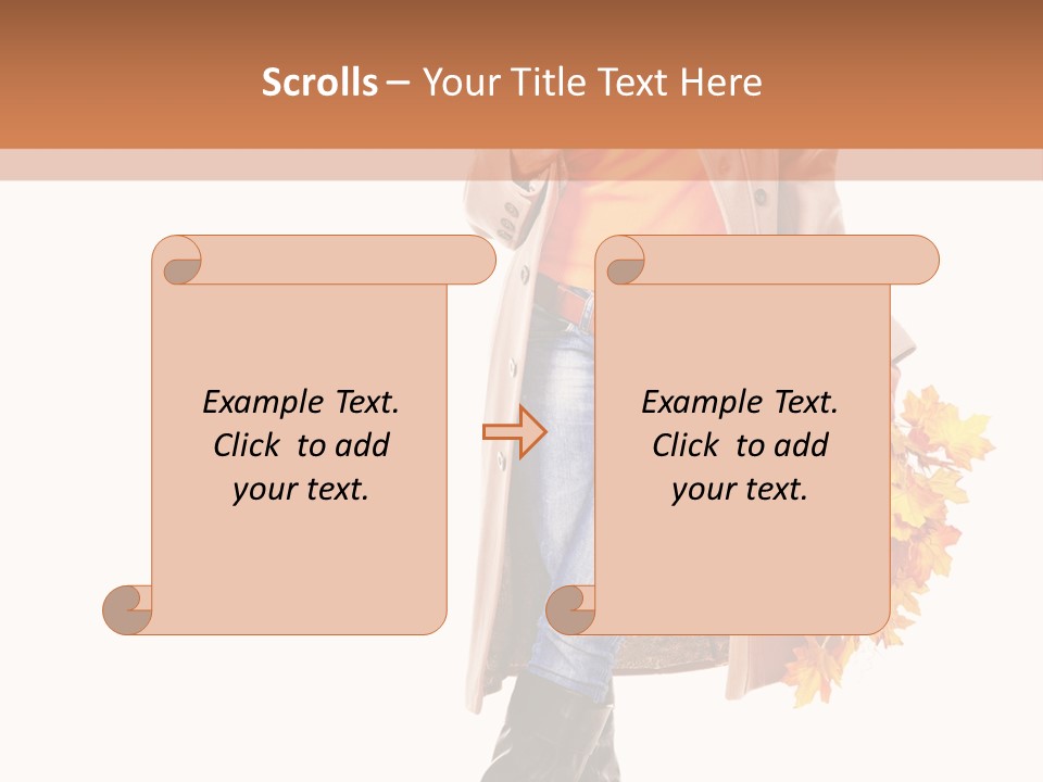 Overcoat Fall Natural PowerPoint Template