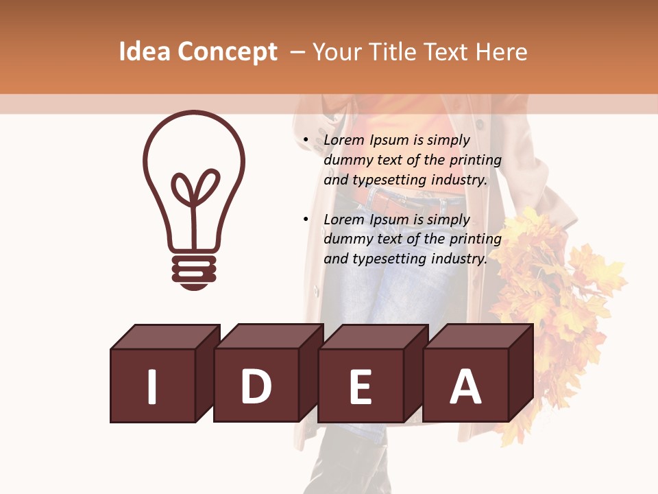 Overcoat Fall Natural PowerPoint Template