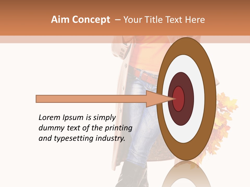 Overcoat Fall Natural PowerPoint Template