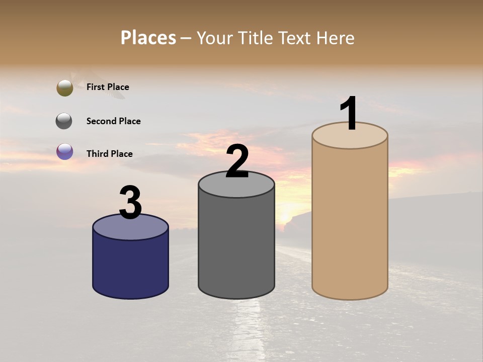 Marking Forward Moody PowerPoint Template