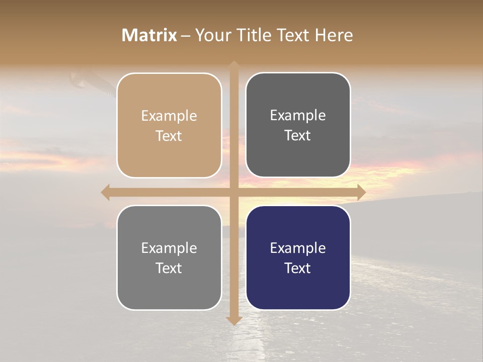 Marking Forward Moody PowerPoint Template