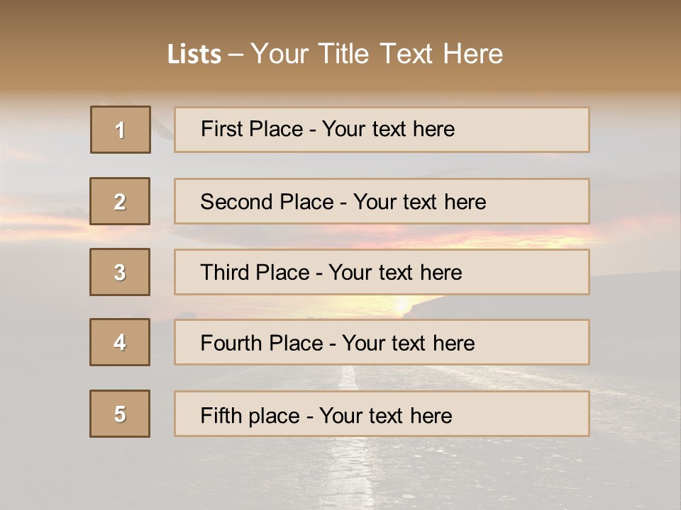 Marking Forward Moody PowerPoint Template